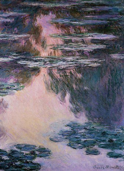 Claude Monet Water Lilies, oil painting image